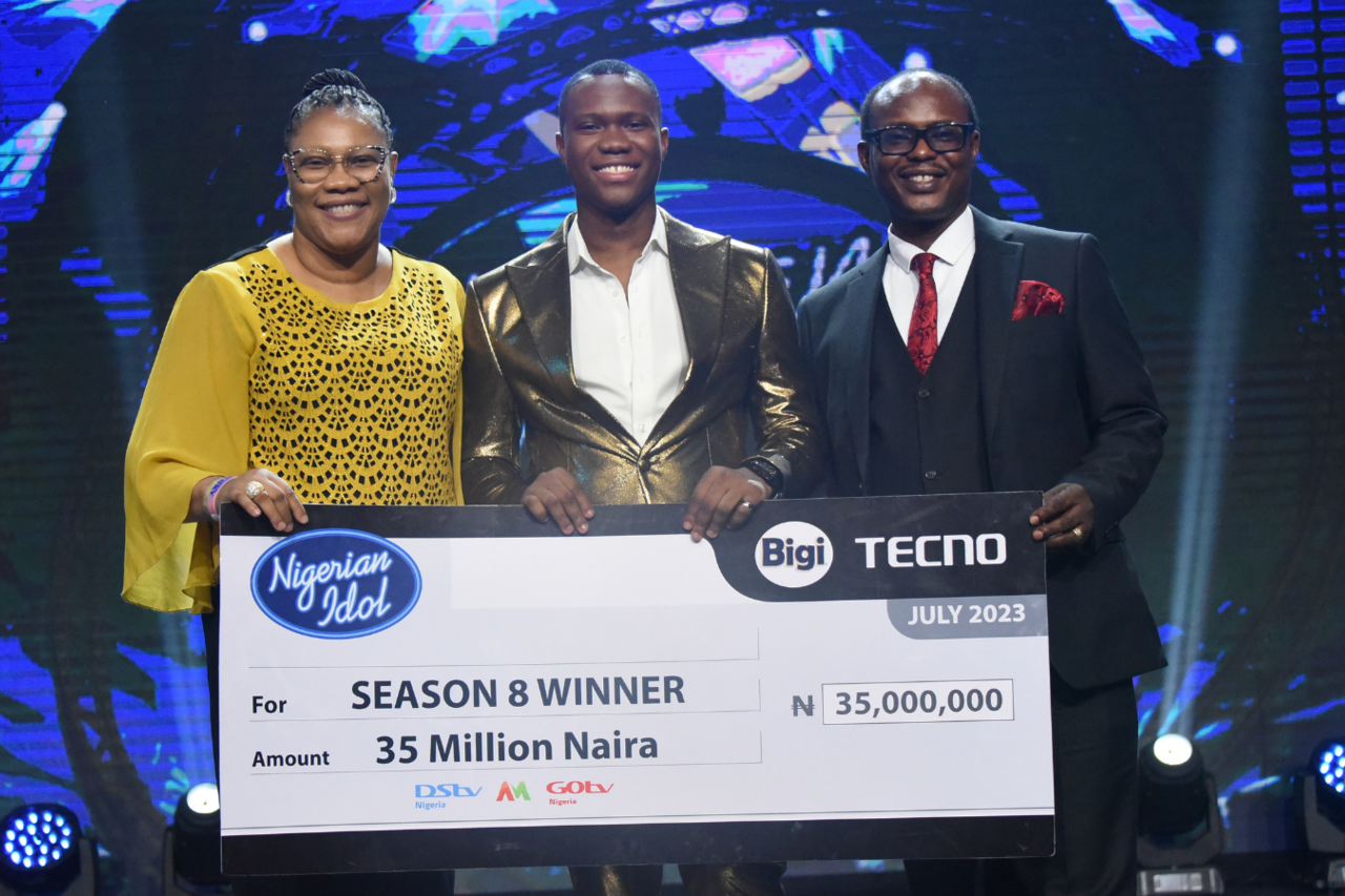 Victory snags the Nigerian Idol crown!